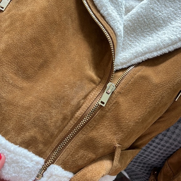 Zara - Belted Bomber Jacket - Picture 3 of 12